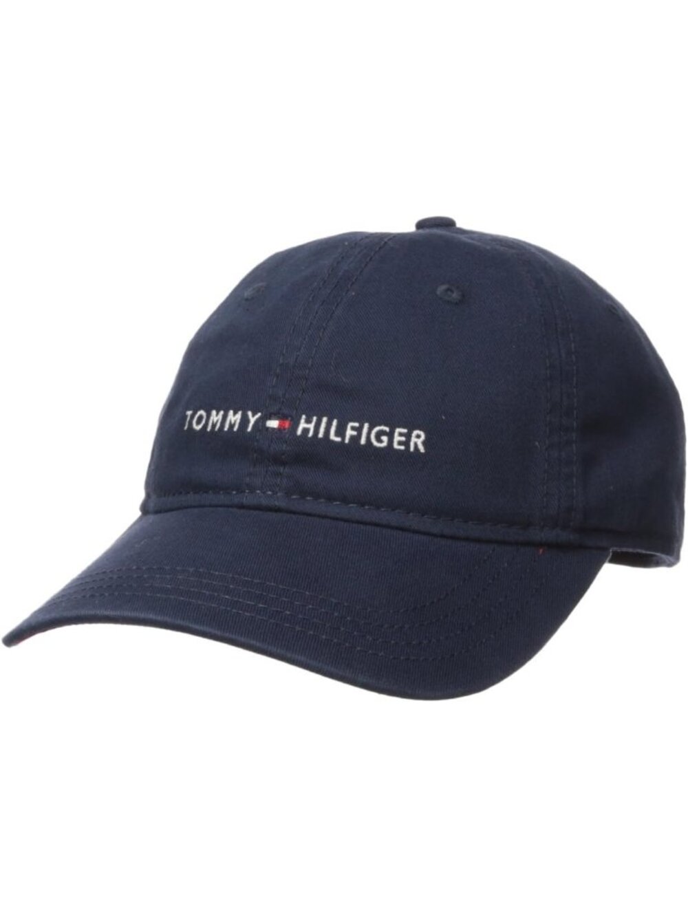 Tommy Hilfiger Men's Tommy Navy Cotton Logo Adjustable Baseball Cap